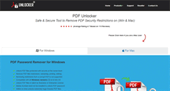 Desktop Screenshot of pdfunlocker.org