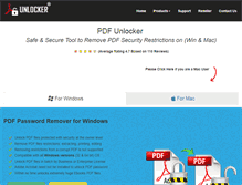 Tablet Screenshot of pdfunlocker.org